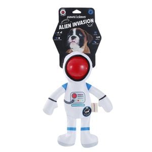 Paws & Claws Alien Invasion Pet Dog Toy Astronaut 30x14x8cm