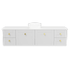 New England Joinery 1800mm Diadem Centre Basin SilkSurface Top Wall Hung Vanity