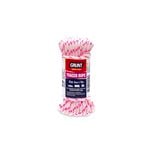 Grunt 4mm x 10m White With Pink / Blue Tracer Rope