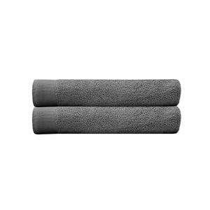 Bambury Elvire Set of 2 Bath Towels - Pewter
