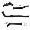 Ignite Exhausts Turbo Back For Toyota Hilux 2.8l Cat With Diff Dump Pipe Only Black Aluminised Steel
