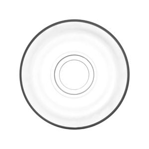 LAV Klasik Glass Tea Coffee Cup Saucer - 10cm - Pack of 6