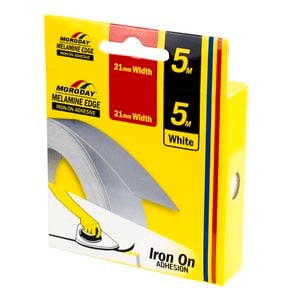 Moroday 5m White Iron-on Melamine Edge
