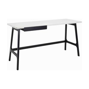 Modern Furniture MOREY Study Desk 140x50cm - White & Black