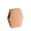 Ben David Hex Flower Vase Home/Lounge Decor Large - Caramel