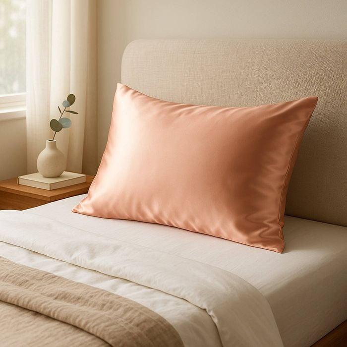 Royal Comfort Pure Silk Pillowcase 100% Mulberry Hypoallergenic Blush Standard