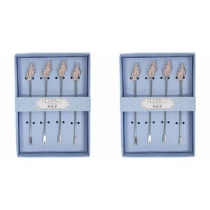 2x LVD Cocktail Pick 4pc Shell Home Kitchen Serveware/Tableware