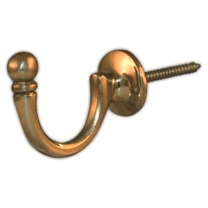 Windoware Barcelona Tieback  Hook Brass  50mm