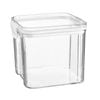 Argon Tableware 700ml Food Storage Container - Airtight Reusable Meal Prep Lunch Storage Container With White Clip-lock Lid