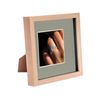 Nicola Spring Shadow Box Frame - 8 x 8" with 4 x 4" Mount - Light Wood