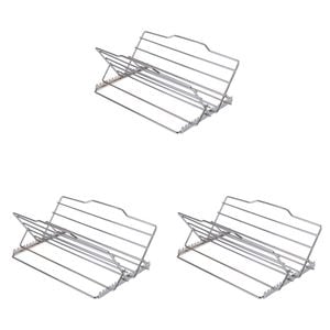3PK Appetito Adjustable Roasting Rack Home Kitchen Cooking 25x19cm