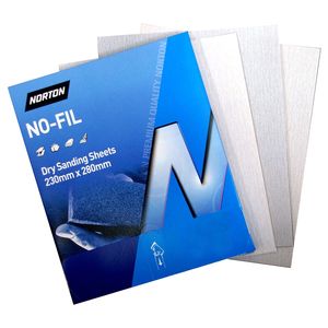 Norton NoFil Sanding Sheet 230 x 280mm 50pk - 120 Grit