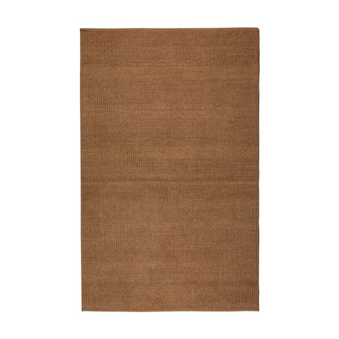 Colorscope knots contemporary indoor rug handspun textured chestnut 365x457cm