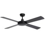Mercator 130cm Black 4 Blade Grange Ceiling Fan
