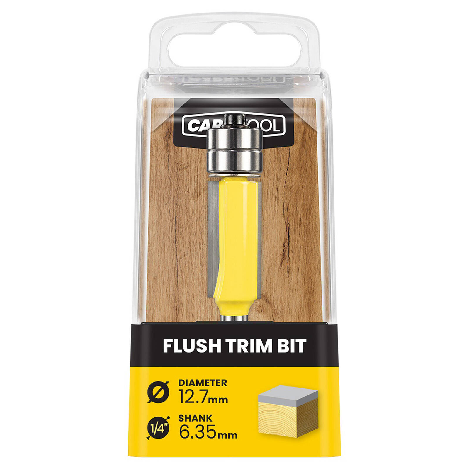 Carbitool 12.7mm TCT Flush Router Bit