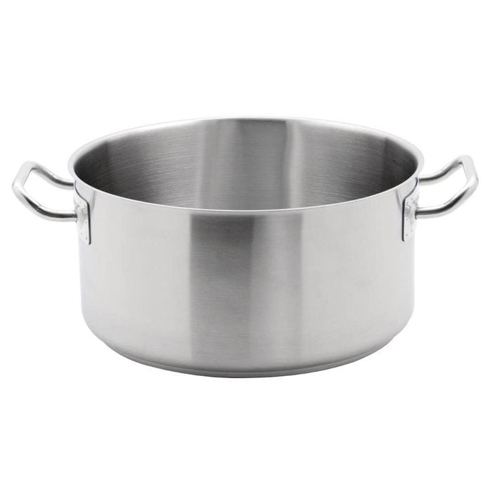 Vogue Stainless Steel Stew Pan 320mm Commercial Kitchen Cookware