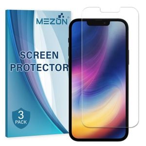 3 Pack MEZON iPhone 13 (6.1") Ultra Clear Film Screen Protectors