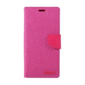 Goospery Canvas Diary case for iPhone 14 - Pink