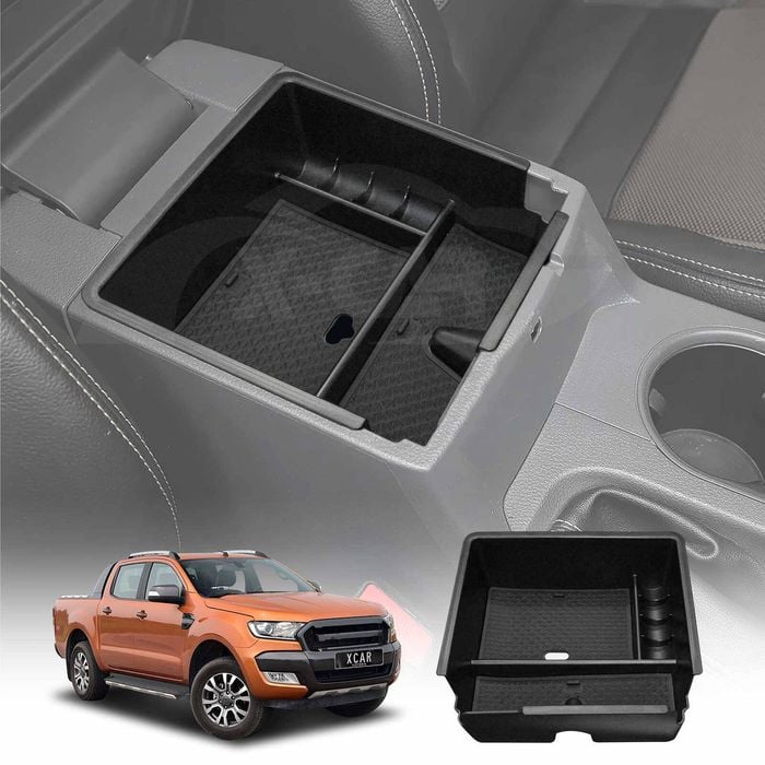 Armrest Organizer Tray for Ford Ranger Dual Cab 2011-2022 Centre Console Storage Box Accessories