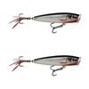 2x Rapala 9.5cm Skitter Pop Elite Topwater Fishing Lures - Gilded Live Roach