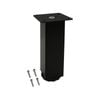 Adoored 40 x 40 x 150mm Square Black Table Leg