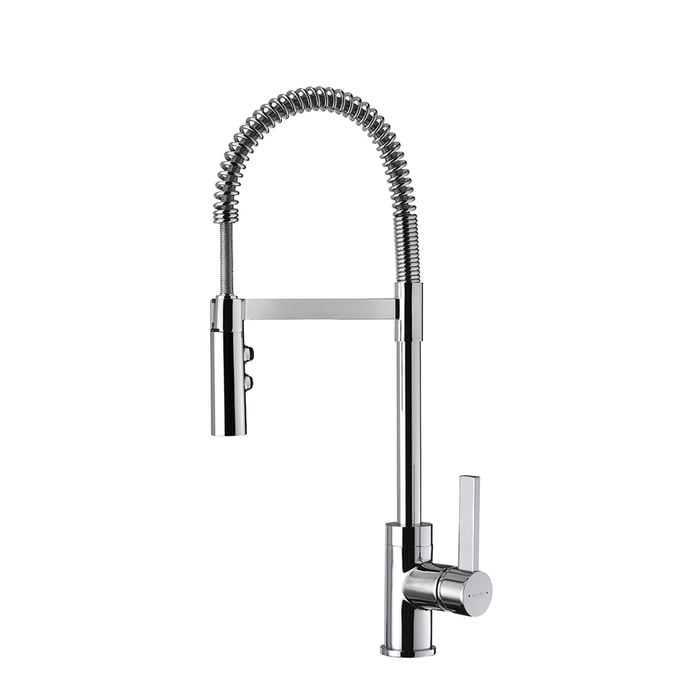Methven Chrome Gaston Pull Down Sink Mixer WELS 5 Star 6L/min