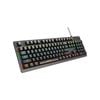 Mechanical Gaming Keyboard Linear Red Switch - Black