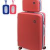 Gap Large Hard-shell Luggage & Mini Beauty Travel Case Set W/ Tag Coral
