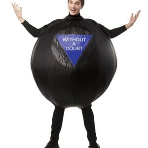 Rubies Magic-8 Ball 80's Game Adult Unisex Tabard Dress Up Costume Standard
