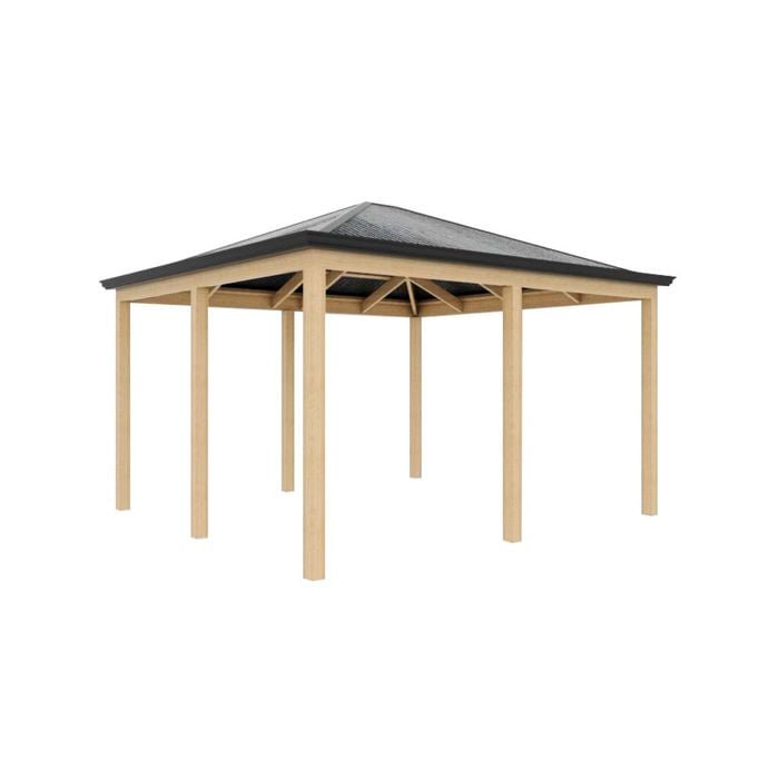 Softwoods 5.4 x 4.9m Hip Ends Gazebo Kit