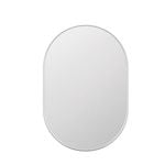 Barelli 750 x 500mm White Modena Pill Shaped Framed Mirror