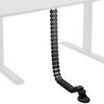 Forge Clamp on Quad Entry Cable Management Spine - Black