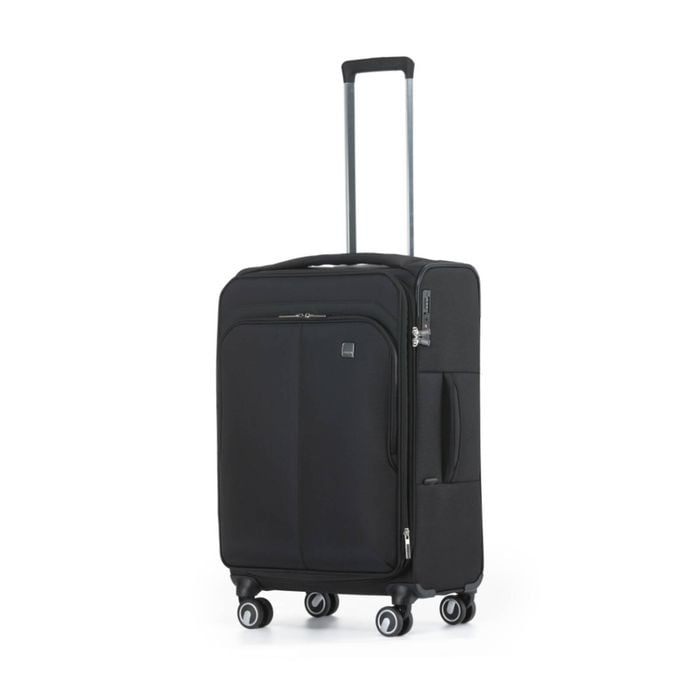 Tosca Grange Medium Lockable Trolley Travel Suitcase/luggage Black 84l