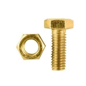 Pinnacle M6 x 16mm Yellow Zinc Hi Tensile Hex Bolt & Nut - 10 Pack