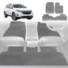 6D Diamond Car Floor Mats for Holden Equinox 2017-2020-Full Set-Grey-Outback GT