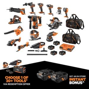 AEG 18V FUSION/Brushless 15-Piece 5Ah FORCE Kit A18FX15C254B