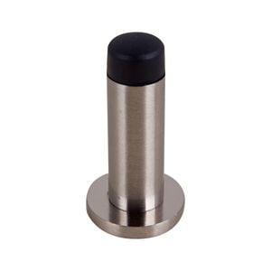 Adoored 60mm Satin Chrome Monument Door Stop - Satin Chrome