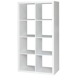 Product.Flexi Storage Clever Cube 76 x 39 x 146cm 2 x 4 Storage Unit - White.2583384.AU.mainimage