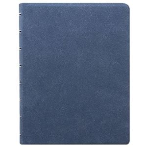 Filofax Architexture A5 Notebook Writing Paper Office Stationery Blue Suede