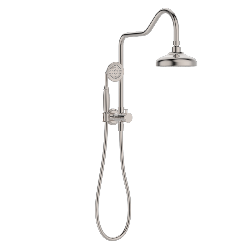 Mondella  Brushed Nickel Maestro Classic Twin Shower Set