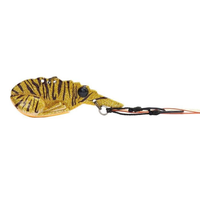TT Lures SwitchPrawn+ 50mm Metal Blade Fishing Lure Gold Tiger