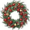 Lifebay Christmas Wreath with Ornaments & Berries