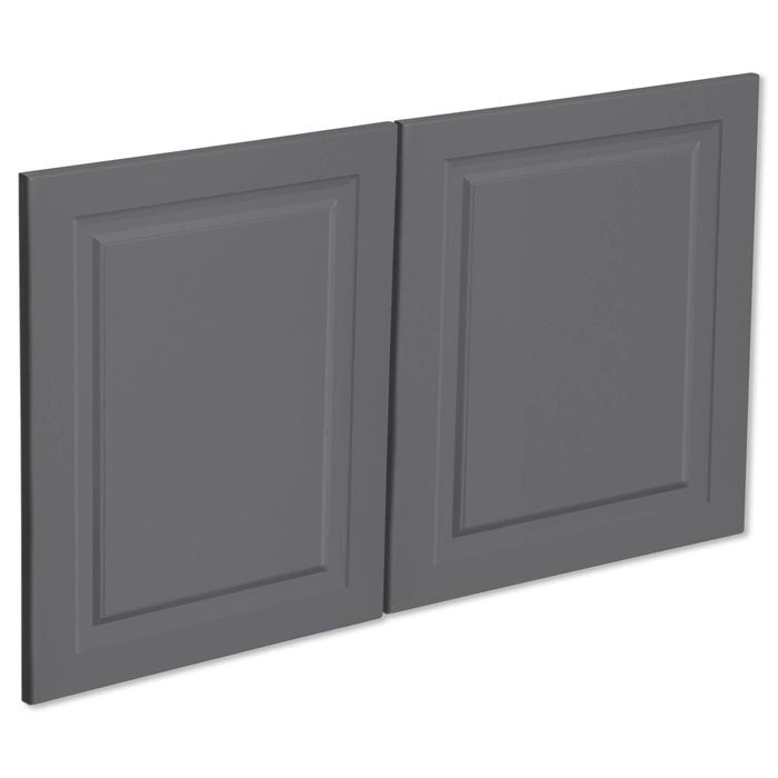 Kaboodle 1000mm Grey Fig Heritage Fridge Cabinet Doors - 2 Pack