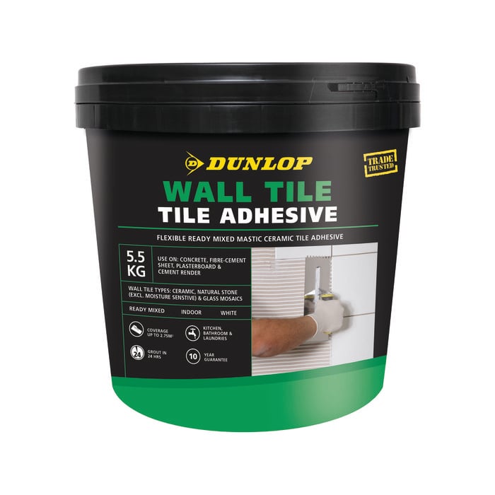 Dunlop 5.5kg Wall Tile Adhesive