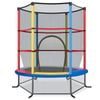 Costway 5.3FT Kids Trampoline Bouncer Jumping Trampolines Indoor Outdoor Children Gift w/Enclosure Net, Max Load 45kg