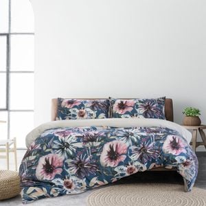 Ardor Boudoir Jenna King Bed Quilt Cover Set Printed Microfibre Multi