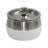 YES4PETS 3L Automatic Electric Pet Water Fountain Dog Cat Stainless Steel Feeder Bowl Dispenser White