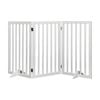 Pawz 3-Panel Extra Large Wooden Foldable Pet Gate White
