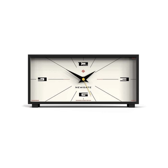 Newgate Thunderbird Mantel Clock Neutral Rocket Dial