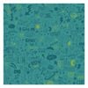 Sketch Teal/Neon Yellow Wallpaper  53cm x 10.05m